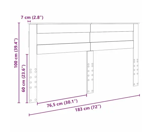 Peats Peaga Suitsetatud Tamm 180 Cm Tehispuit