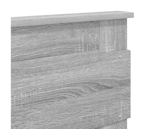 Galvūgalis Su Galvūgalio Pilkas Sonoma 140 Cm Apdirbta Mediena