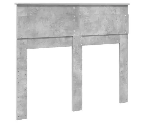 Galvūgalis Su Galvūgalio Betono Pilka 120 Cm Apdirbta Mediena