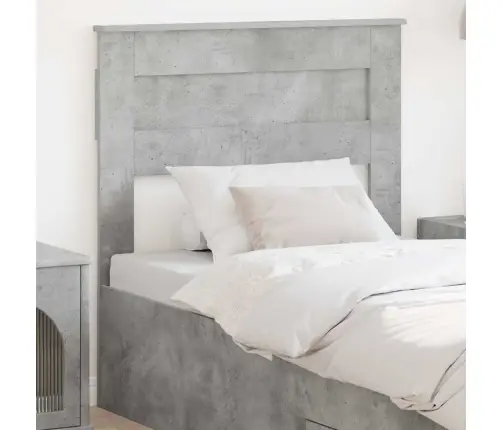 Galvgalis Ar Galvas Klāju Betona Pelēks 90 Cm Inženierijas Koks Vidaxl