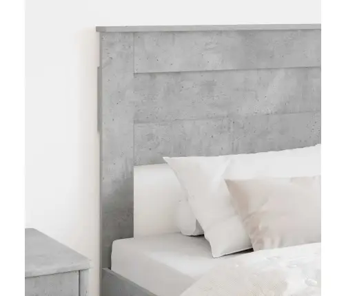 Galvgalis Ar Galvas Klāju Betona Pelēks 90 Cm Inženierijas Koks Vidaxl