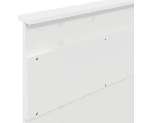 Galvgalis Ar Galvas Klāju Balts 80 Cm Inženierijas Koks Vidaxl