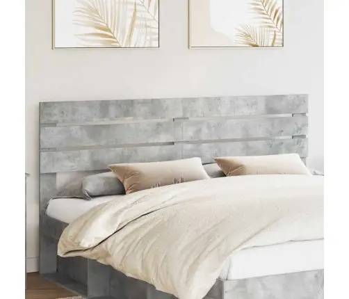 Galvgalis Betona Pelēks 200 Cm Inženierijas Koks Vidaxl