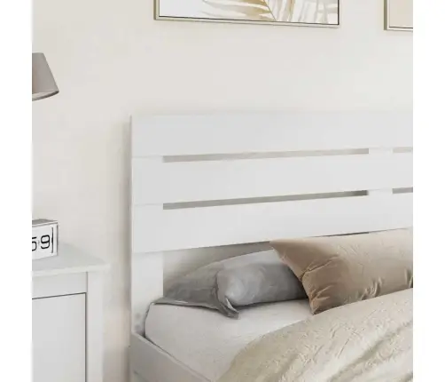 Galvgalis Ar Galvas Klāju Balts 180 Cm Inženierijas Koks Vidaxl