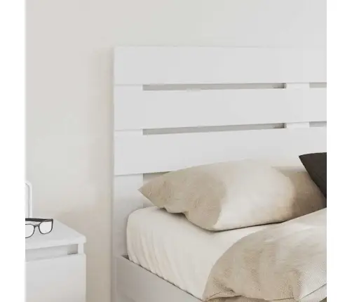 Galvgalis Ar Galvas Klāju Balts 160 Cm Inženierijas Koks Vidaxl