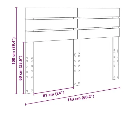 Galvgalis Melns Ozolkoks 150 Cm Inženierijas Koks Vidaxl