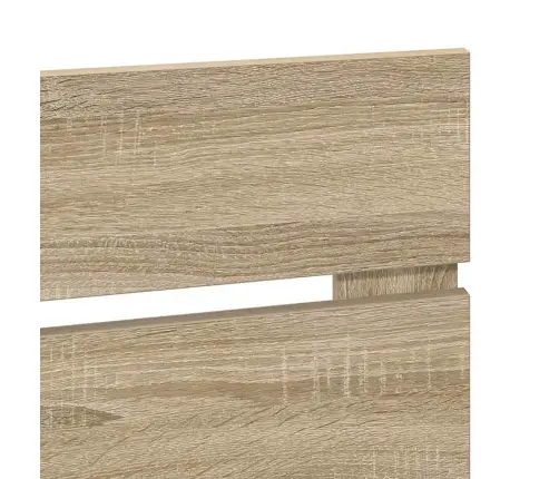 Galvgalis Ar Galvas Klāju Sonoma Ozols 140 Cm Inženierijas Koks Vidaxl