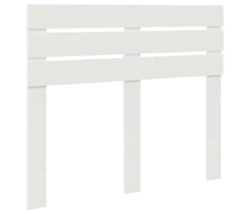 Galvgalis Ar Galvas Klāju Balts 135 Cm Inženierijas Koks Vidaxl