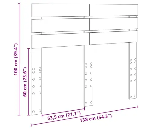 Peats Peaga Suitsetatud Tamm 135 Cm Tehispuit