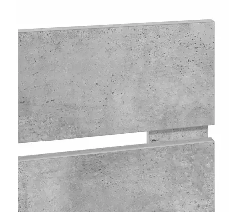 Galvūgalis Su Galvūgalio Betono Pilka 90 Cm Apdirbta Mediena