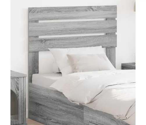 Galvgalis Ar Galvas Klāju Pelēks Sonoma 75 Cm Inženierijas Koks Vidaxl