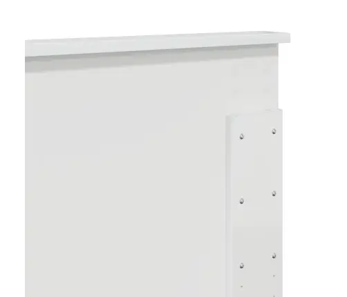 Galvgalis Spīdīga Balta 200 Cm Inženierijas Koks Vidaxl