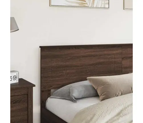 Galvgalis Ar Galvas Klāju Brūns Ozols 200 Cm Inženierijas Koks Vidaxl