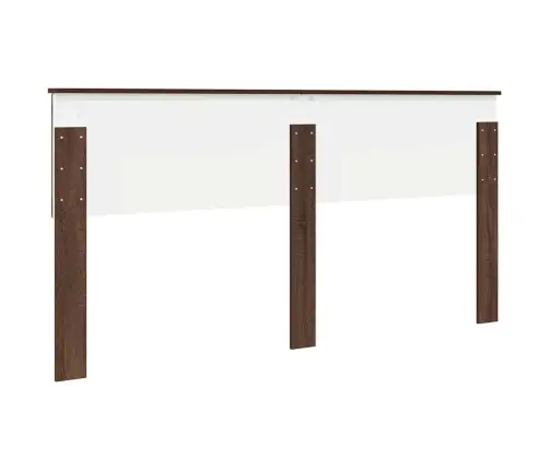 Galvgalis Ar Galvas Klāju Brūns Ozols 180 Cm Inženierijas Koks Vidaxl