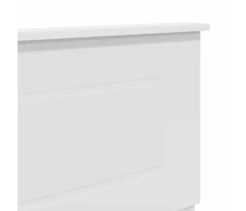 Galvgalis Ar Galvas Klāju Balts 150 Cm Inženierijas Koks Vidaxl