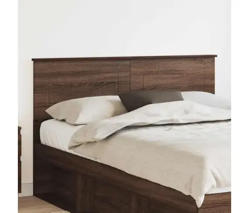 Galvgalis Ar Galvas Klāju Brūns Ozols 150 Cm Inženierijas Koks Vidaxl