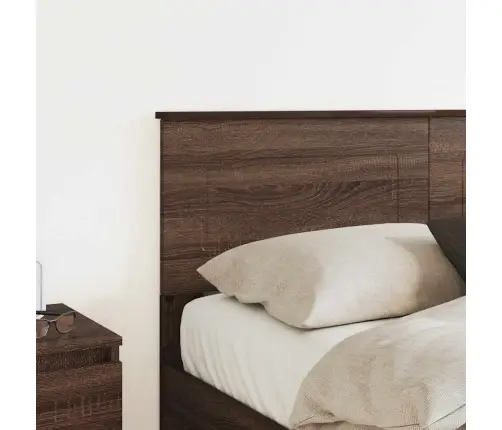 Galvgalis Ar Galvas Klāju Brūns Ozols 150 Cm Inženierijas Koks Vidaxl