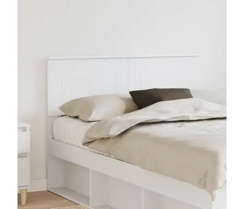 Galvgalis Ar Galvas Klāju Balts 135 Cm Inženierijas Koks Vidaxl