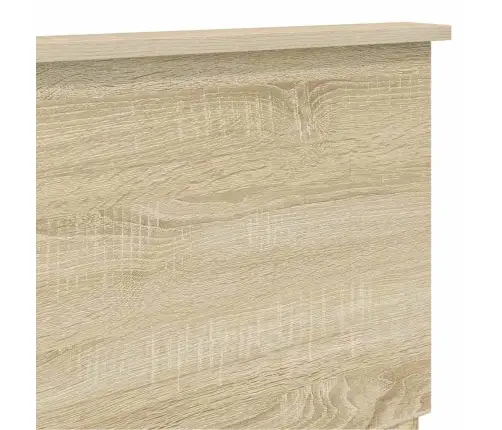 Galvgalis Ar Galvas Klāju Sonoma Ozols 135 Cm Inženierijas Koks Vidaxl