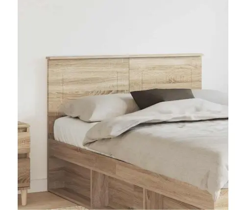 Galvgalis Ar Galvas Klāju Sonoma Ozols 135 Cm Inženierijas Koks Vidaxl