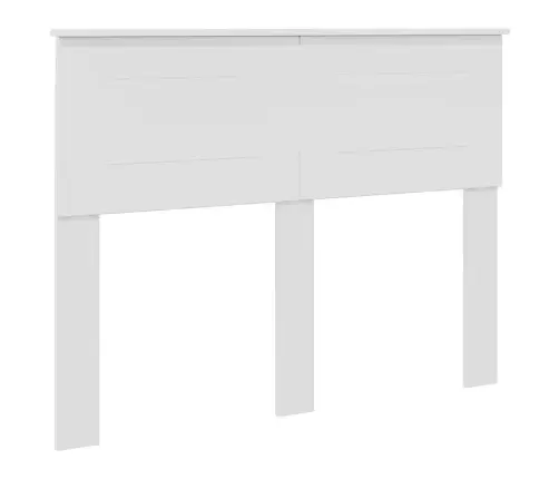 Galvūgalis Su Galvūgalio Blizgus Baltas 120 Cm Apdirbta Mediena