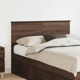 Galvgalis Ar Galvas Klāju Brūns Ozols 120 Cm Inženierijas Koks Vidaxl