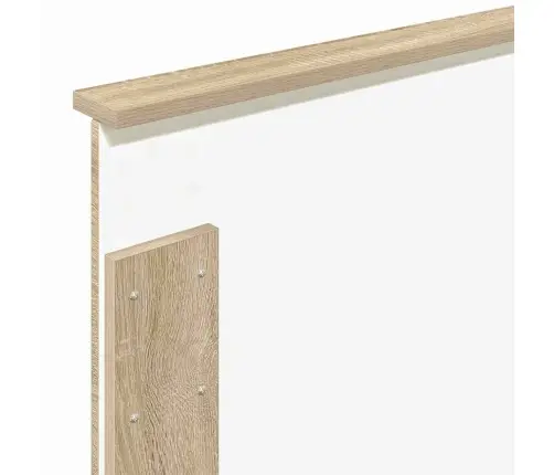 Galvgalis Ar Galvas Klāju Sonoma Ozols 90 Cm Inženierijas Koks Vidaxl