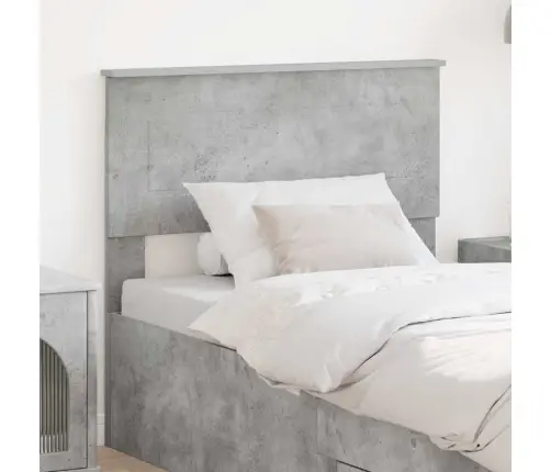 Galvūgalis Su Galvūgalio Betono Pilka 90 Cm Apdirbta Mediena