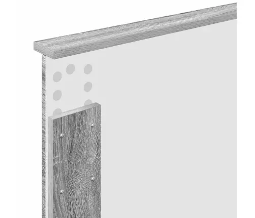 Galvgalis Ar Galvas Klāju Pelēks Sonoma 90 Cm Inženierijas Koks Vidaxl