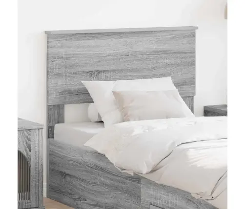 Galvgalis Ar Galvas Klāju Pelēks Sonoma 90 Cm Inženierijas Koks Vidaxl