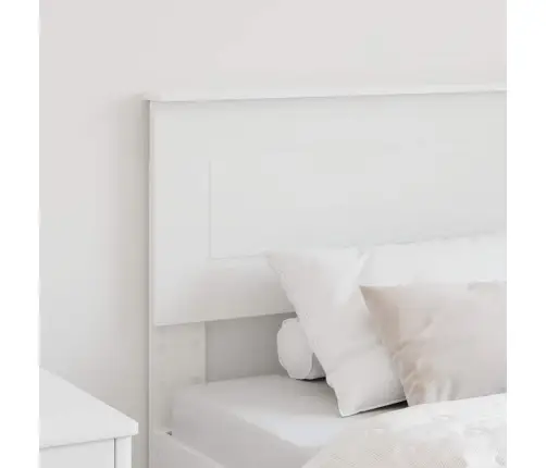 Galvgalis Ar Galvas Klāju Balts 80 Cm Inženierijas Koks Vidaxl