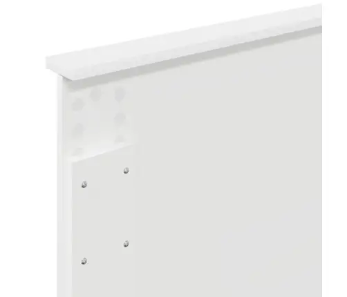 Galvgalis Ar Galvas Klāju Balts 75 Cm Inženierijas Koks Vidaxl