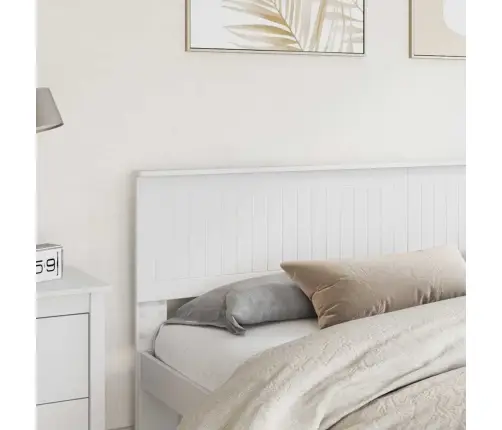 Galvgalis Ar Galvas Klāju Balts 200 Cm Inženierijas Koks Vidaxl