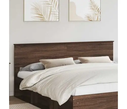 Galvgalis Ar Galvas Klāju Brūns Ozols 200 Cm Inženierijas Koks Vidaxl