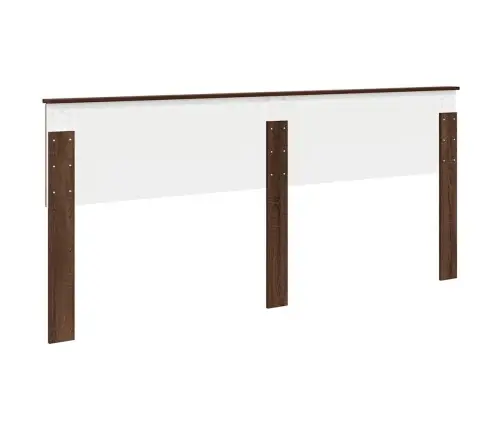 Galvgalis Ar Galvas Klāju Brūns Ozols 200 Cm Inženierijas Koks Vidaxl