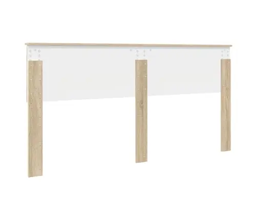 Galvūgalis Su Galvūgalio Sonoma Ąžuolas 180 Cm Apdirbta Mediena