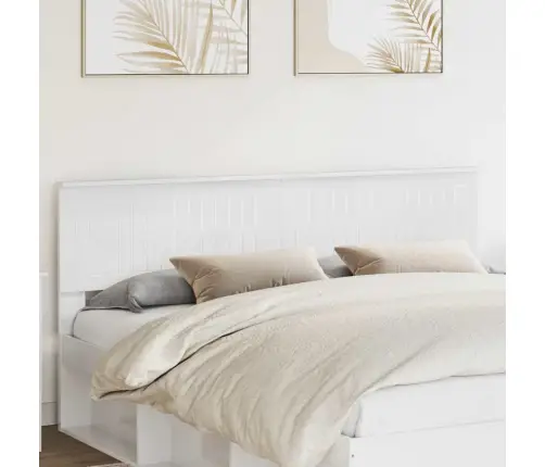 Galvgalis Spīdīga Balta 180 Cm Inženierijas Koks Vidaxl