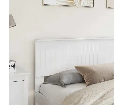 Galvgalis Spīdīga Balta 180 Cm Inženierijas Koks Vidaxl