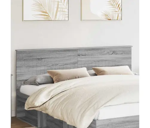 Galvūgalis Su Galvūgalio Pilkas Sonoma 180 Cm Apdirbta Mediena