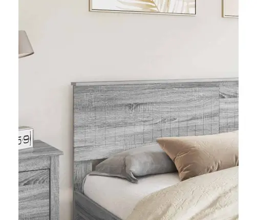 Galvūgalis Su Galvūgalio Pilkas Sonoma 180 Cm Apdirbta Mediena