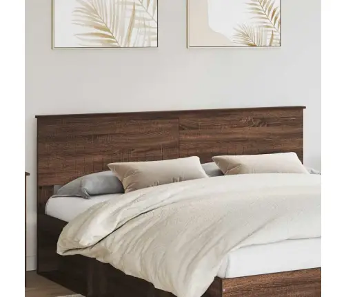 Galvgalis Ar Galvas Klāju Brūns Ozols 180 Cm Inženierijas Koks Vidaxl