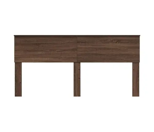 Galvgalis Ar Galvas Klāju Brūns Ozols 180 Cm Inženierijas Koks Vidaxl