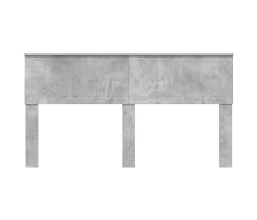 Galvūgalis Su Galvūgalio Betono Pilka 160 Cm Apdirbta Mediena