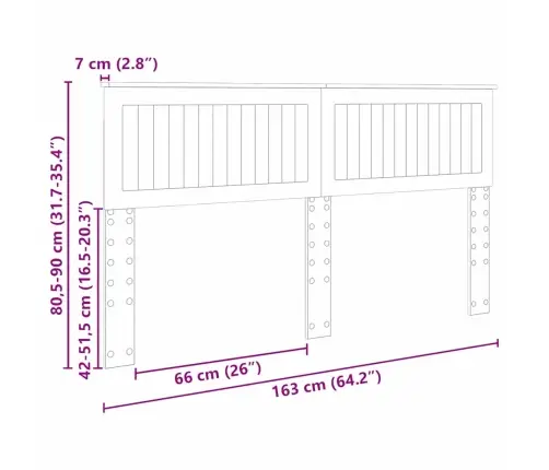 Galvgalis Spīdīga Balta 160 Cm Inženierijas Koks Vidaxl