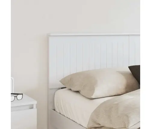 Galvgalis Ar Galvas Klāju Balts 140 Cm Inženierijas Koks Vidaxl