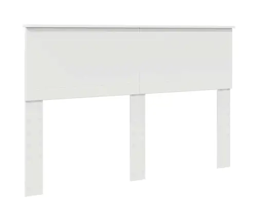 Galvgalis Ar Galvas Klāju Balts 140 Cm Inženierijas Koks Vidaxl