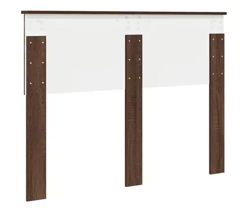 Galvgalis Ar Galvas Klāju Brūns Ozols 135 Cm Inženierijas Koks Vidaxl