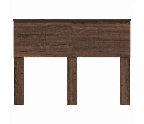 Galvgalis Ar Galvas Klāju Brūns Ozols 135 Cm Inženierijas Koks Vidaxl