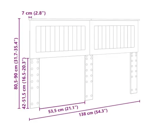 Galvgalis Ar Galvas Klāju Vecs Koks 135 Cm Inženierijas Koks Vidaxl