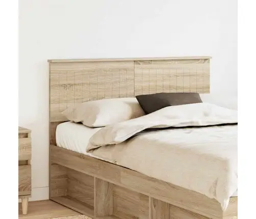 Galvgalis Ar Galvas Klāju Sonoma Ozols 120 Cm Inženierijas Koks Vidaxl